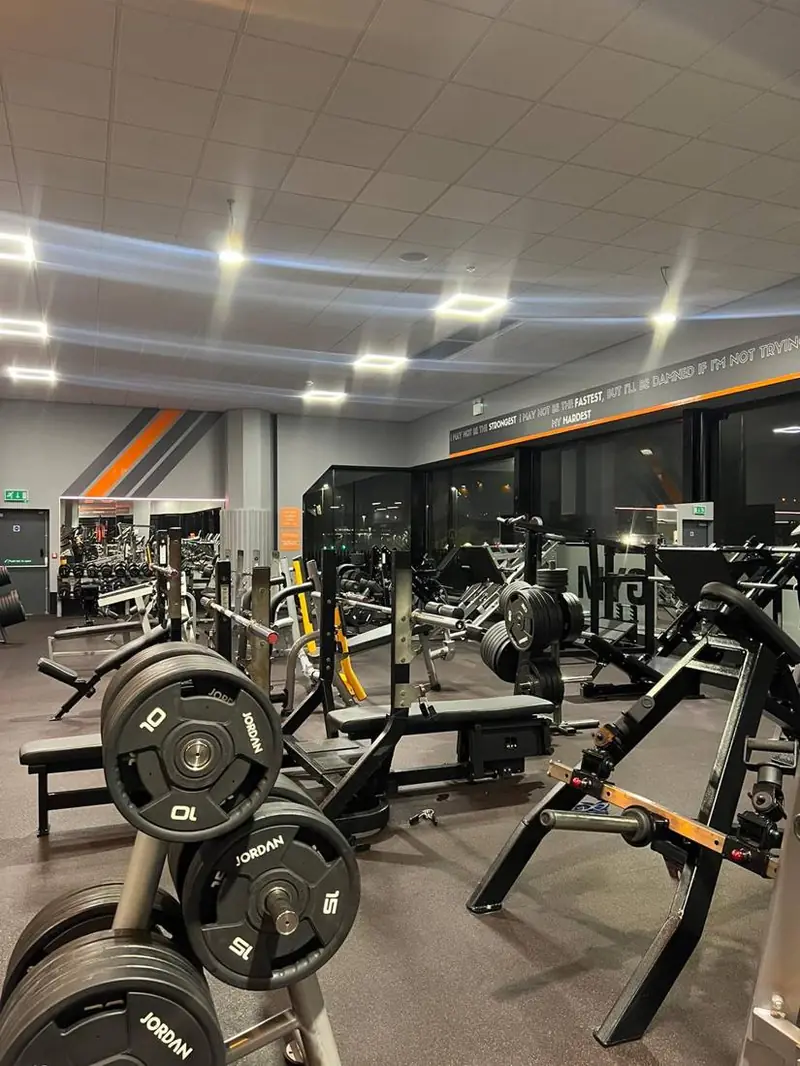 Free weights at truGym Huddersfield