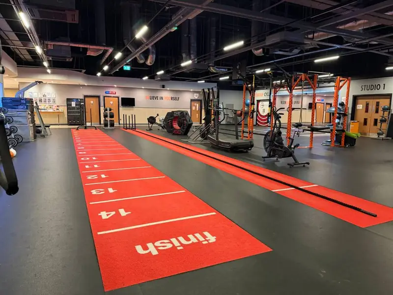 Sled track at truGym Ipswich