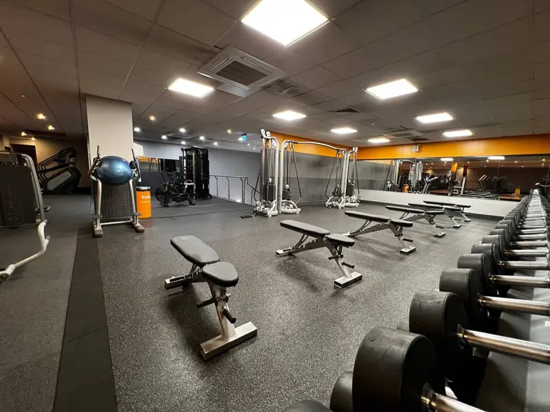Free weights at truGym Thorpe Bay
