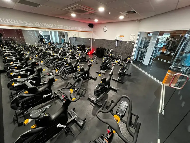 Spin studio at truGym Thorpe Bay